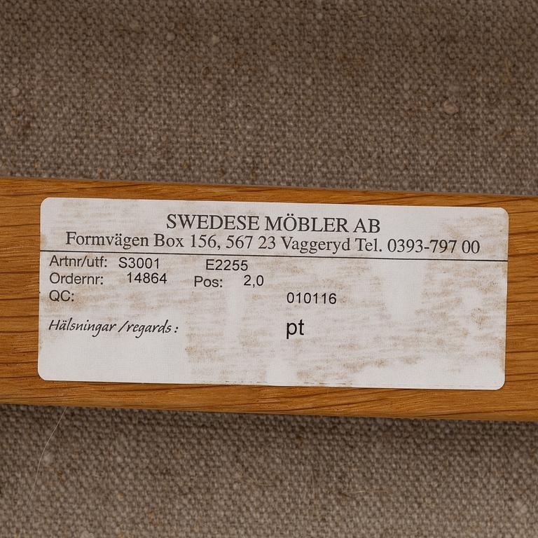 Yngve Ekström, a 'Lamino' armchair, Swedese, 2001.