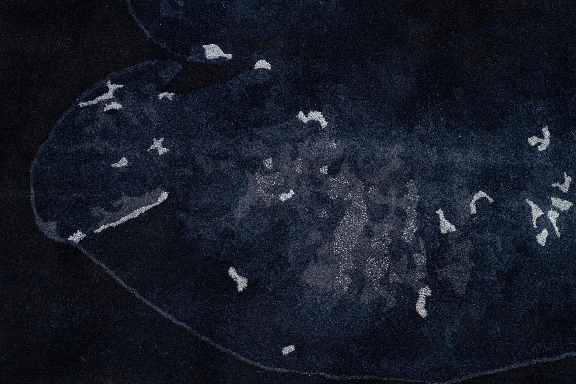 Denise Grünstein, matta "Halo", handtuftad, ca 285 x 269 cm, Ferreira de Sá, Portugal.