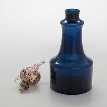 aj Franck, karaff, modell 1502, signerad Nuutajärvi Notsjö-62-.