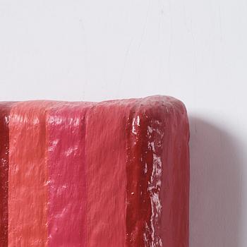 Douglas Black, acrylic, latex and fake fur on canvas, signed and dated 1991 verso.