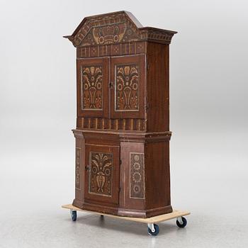 A Folk Art cabinet, Dalecarlia, 19th century.