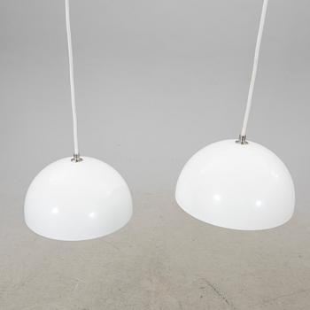 Verner Panton, a pair of "Flowerpot" ceiling pendants.