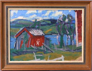 HERMAN TALVIK, olja på duk, sign.