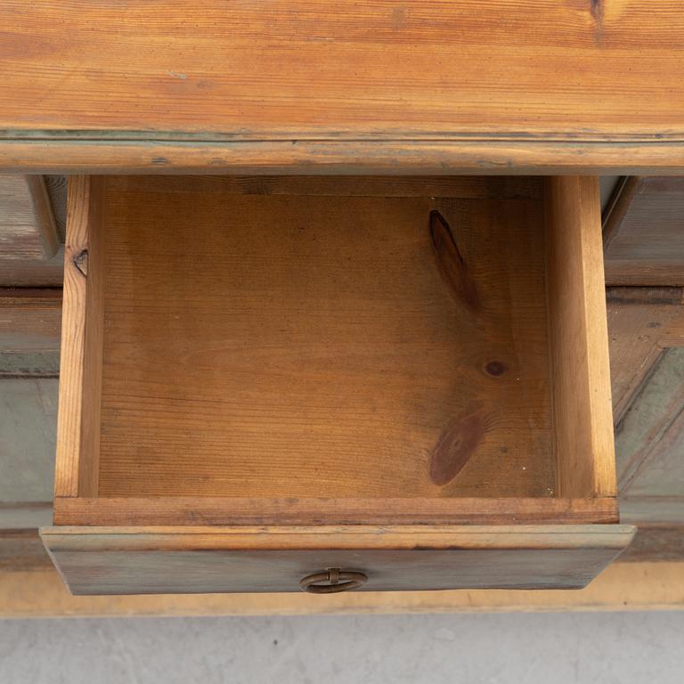 A 19th century sideboard.