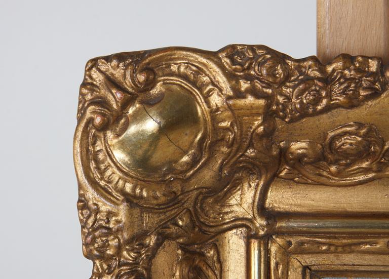 RYDBERG, GUSTAF, olja på duk uppfodrad på pannå, sign o dat 1879.