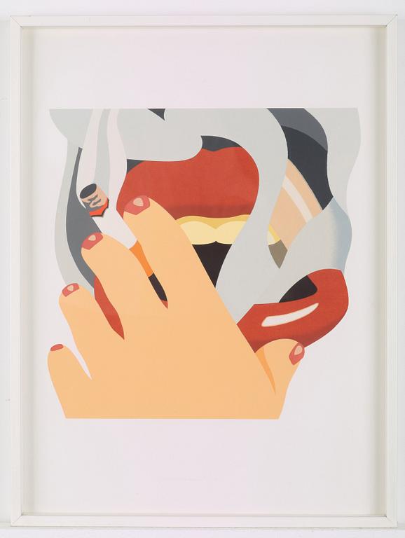 Tom Wesselmann, "The Smoker", from "An American Portrait".