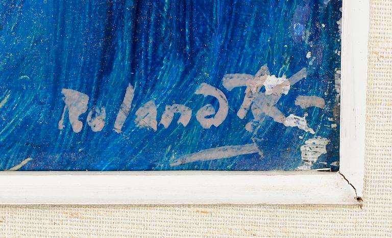 ROLAND KEMPE, olja på duk, signerad.