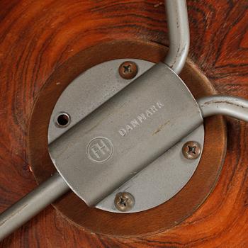 ARNE JACOBSEN, stolar, 4 st, "Myran", Fritz Hansen, 1900-talets mitt. CITES-intyg medföljer.