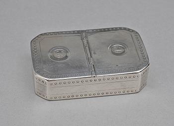 DOSA, silver, London, England, 1796. Vikt ca 87 gram.