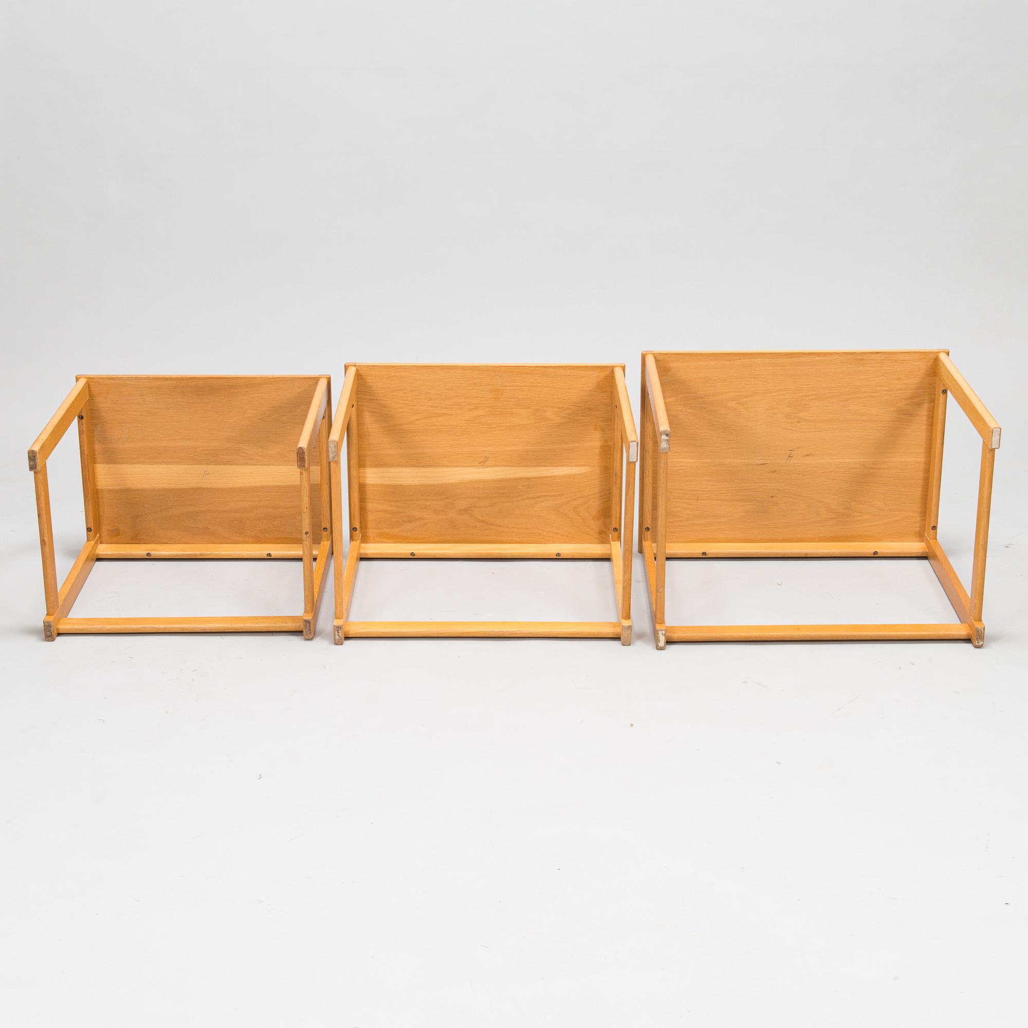 Satsbord, 3 delar, 1950-60-tal.