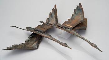 MAUNO MATTILA, welded metal, signed and dated -76.