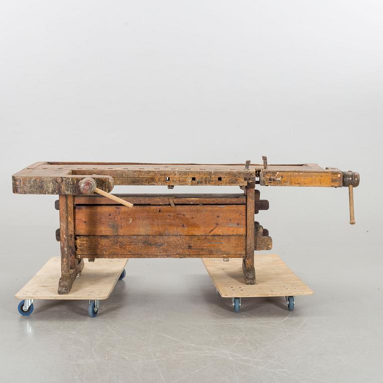 A Swedish 19th century workbench.