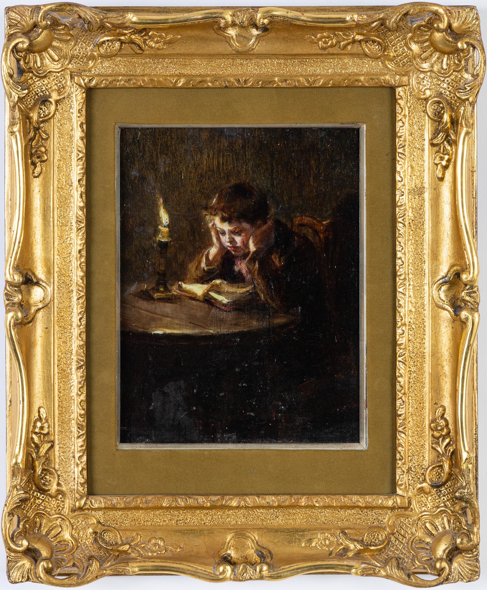 Ralph Hedley, in the manner of, oil on panel. - Bukowskis