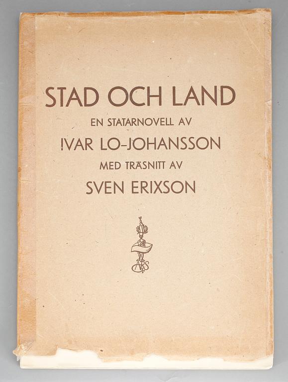BOK, "Stad och Land", nr 7/75, Ivar Lo-Johansson, Sven Erixson, tryckt 1945.