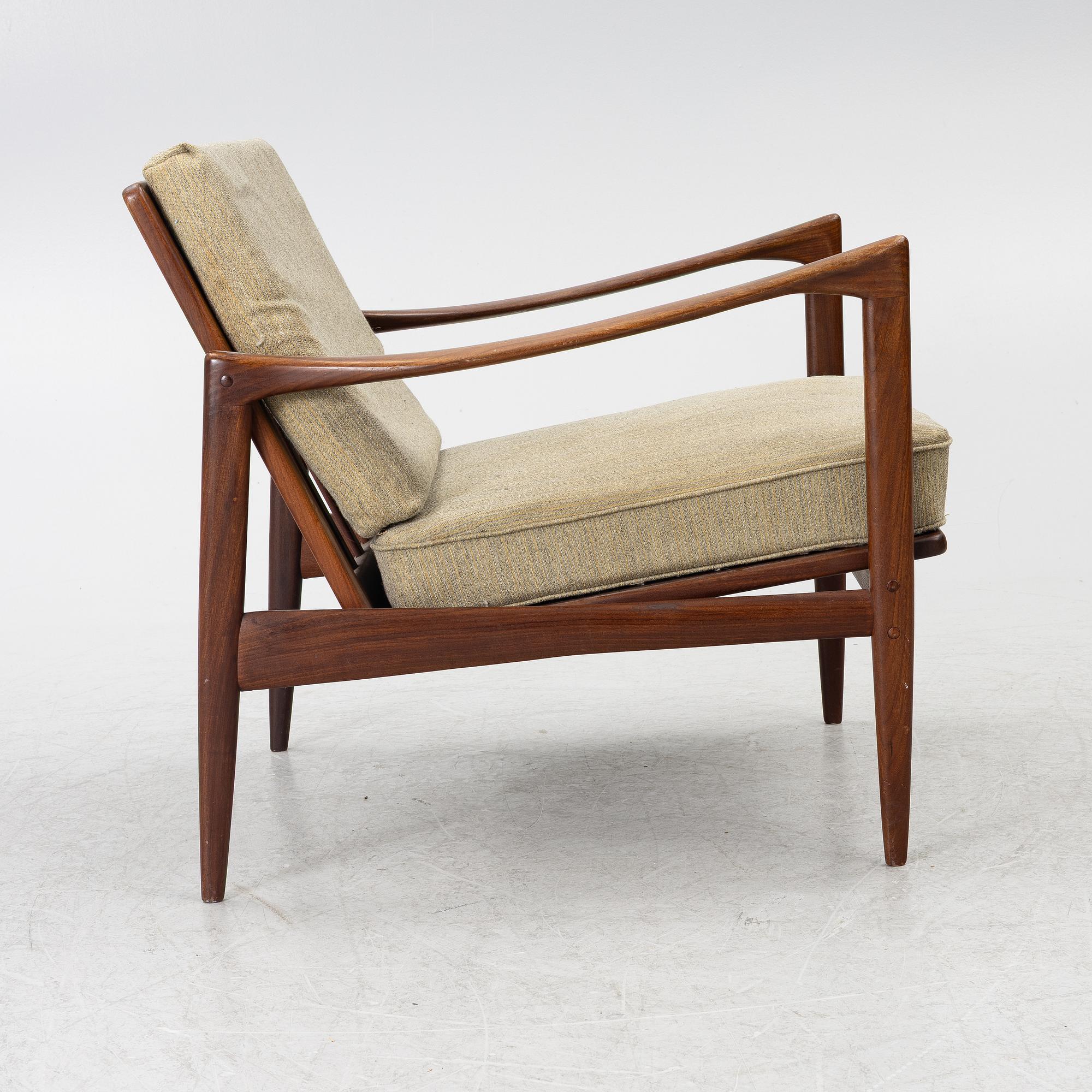Ib Kofod-Larsen, armchair, 'The Candidate' OPE Furniture, 1960s.