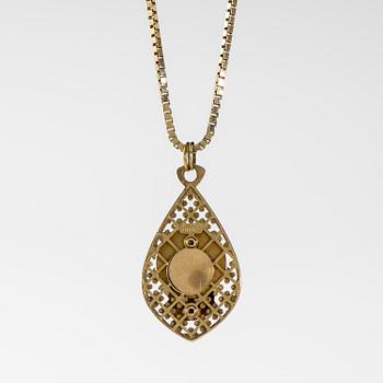 HALSSMYCKE, 14K guld. Vikt ca 11,8 g.