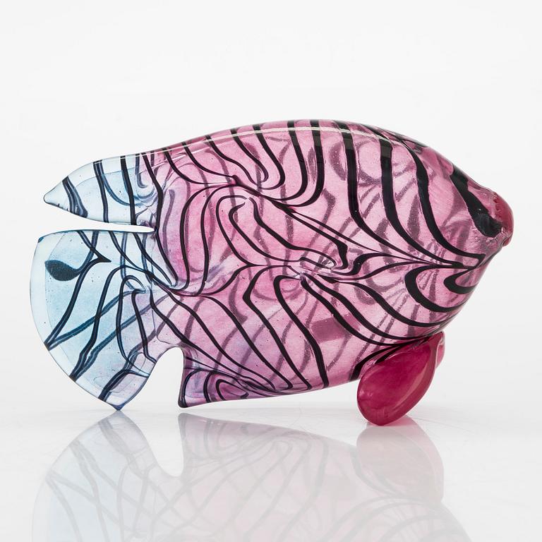 Kerttu Nurminen, a glass sculpture signed K. Nurminen, Nuutajärvi.