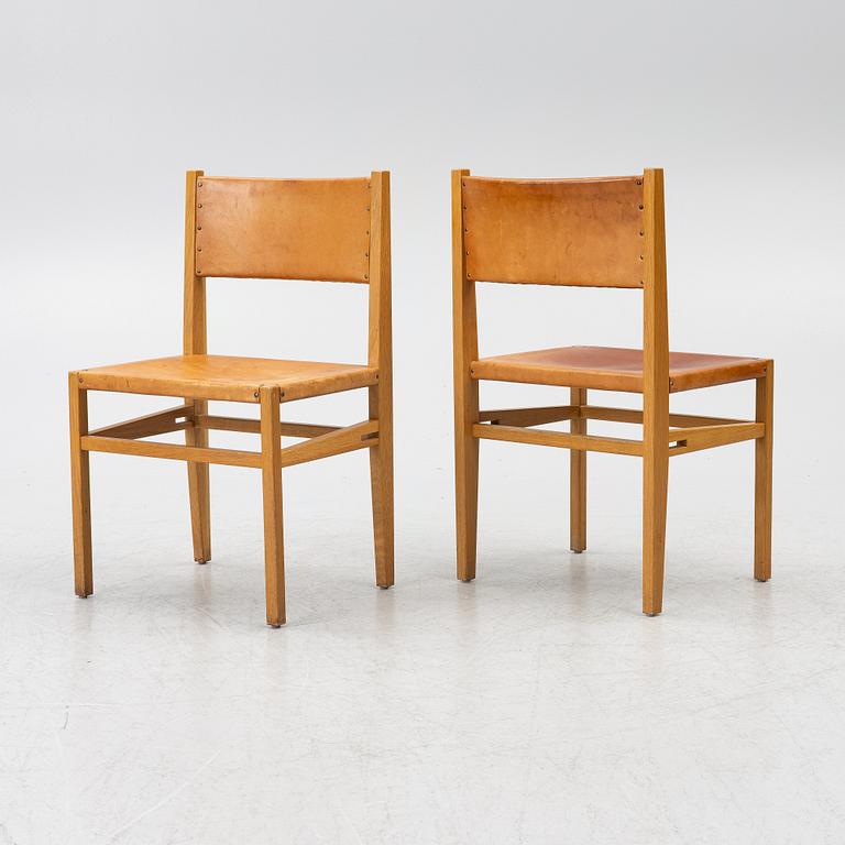Evert Gentzell, four chairs, 1950's/60's.