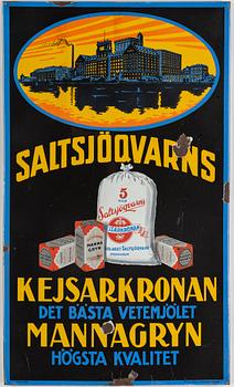 An enamel sign, Boos & Hahn Ortenberg-Baden, 1920's/30's.