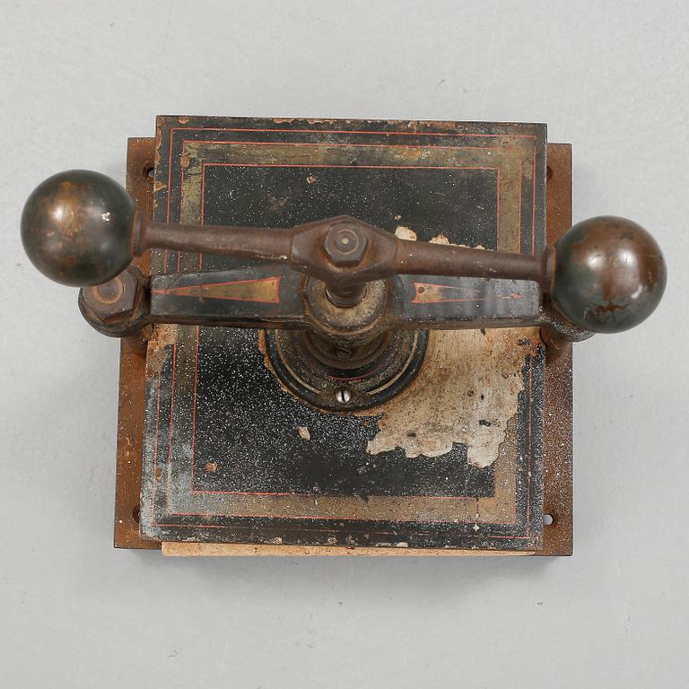 VÄXTPRESS, gjutjärn, omkring år 1900.