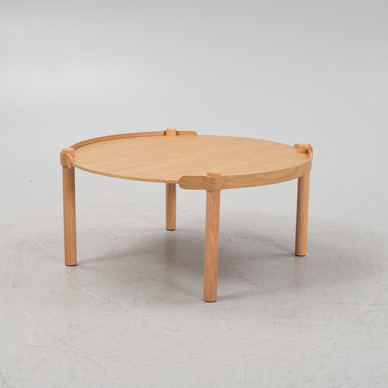 A 'Woody' oak veneered coffee table from Cooee design.