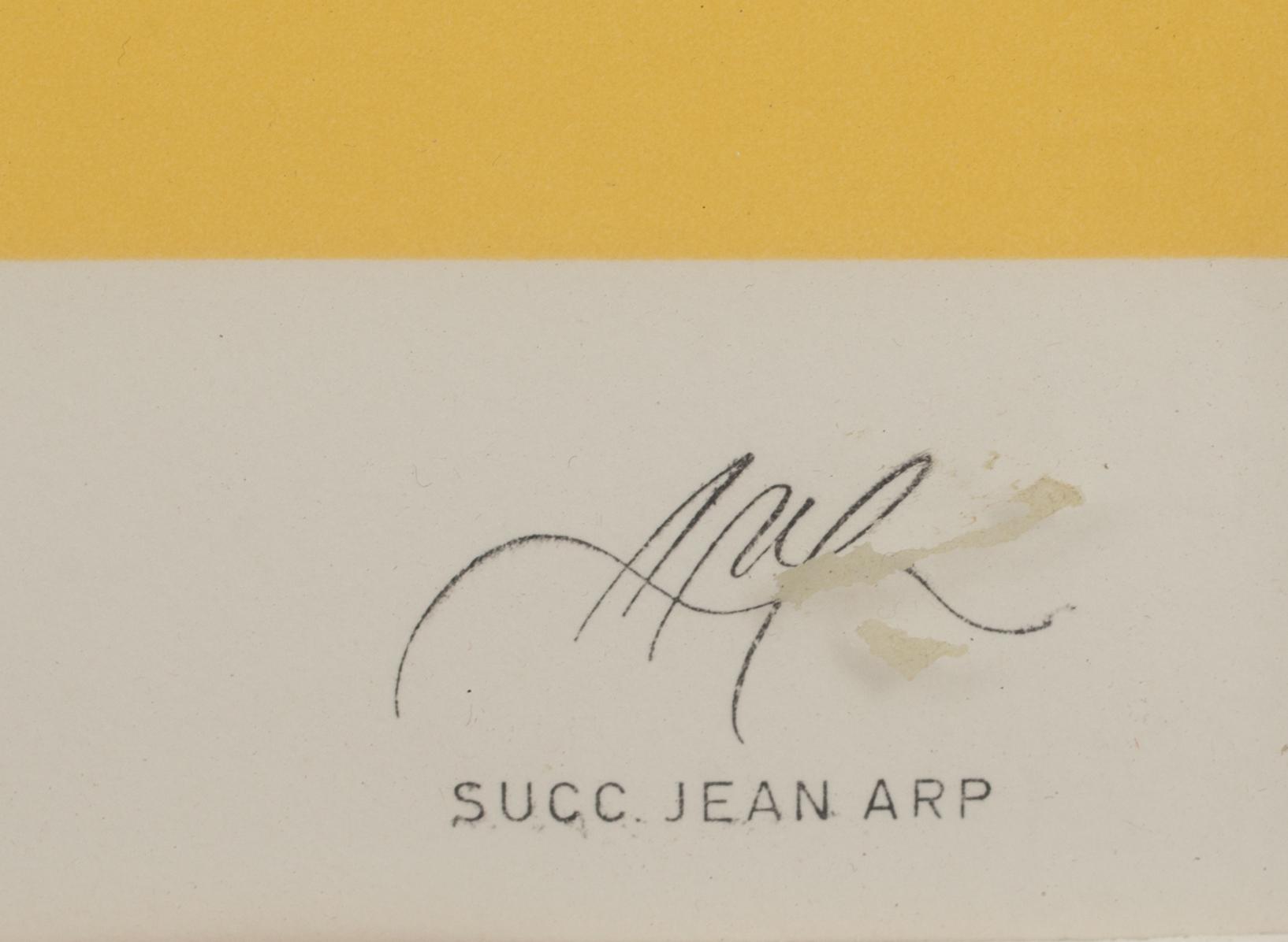 HANS ARP, färgserigrafi, stämpelsignerad och numrerad VIII/XXX.