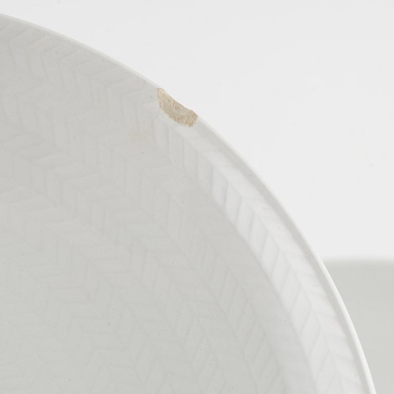 Hertha Bengtson, mat- och kaffeservis, 67 delar, "Blå eld", Rörstrand.