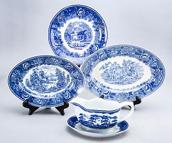Reinhard Richter, servis, ca 76 delar, "Masema", Arabia flintgods Finland 1941-64.