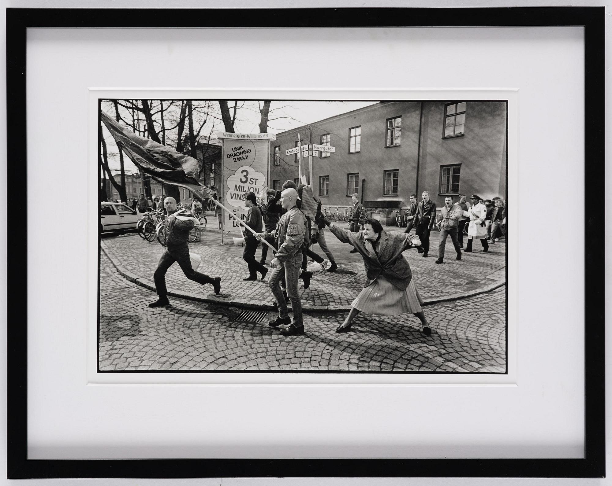 Hans Runesson, "Kvinnan med handväskan”, 1985.