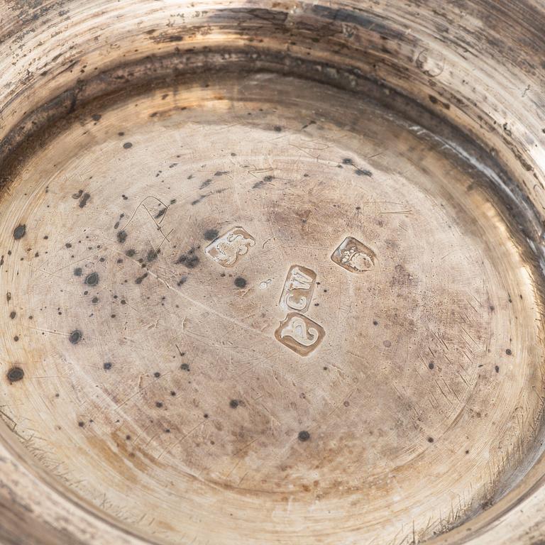 Dryckeskanna, silver, Charles Wright, London, England, 1776.