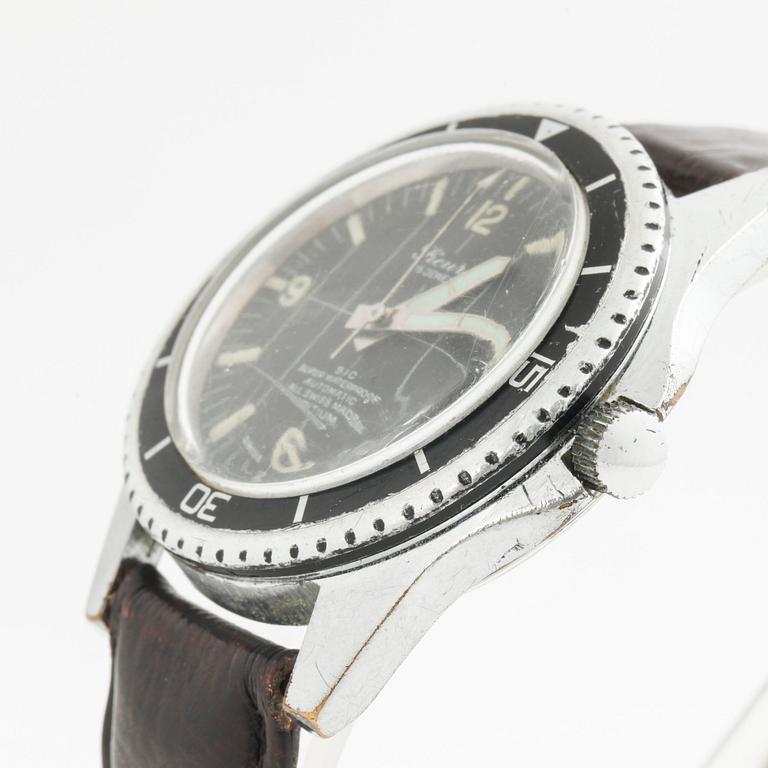 SICURA, wristwatch, 39 mm.