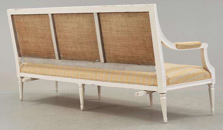 A Gustavian late 18th century sofa.