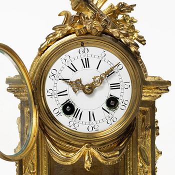 Table pendulum clock, Empire style, 20th century.