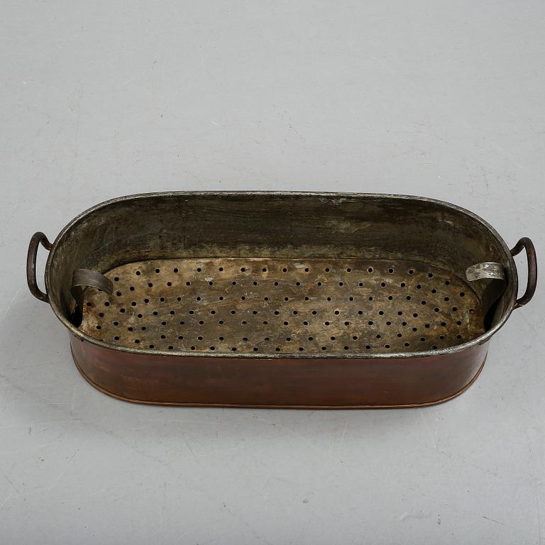 FISKKITTEL, koppar, AL Svanebro, Örebro, 1800-tal.