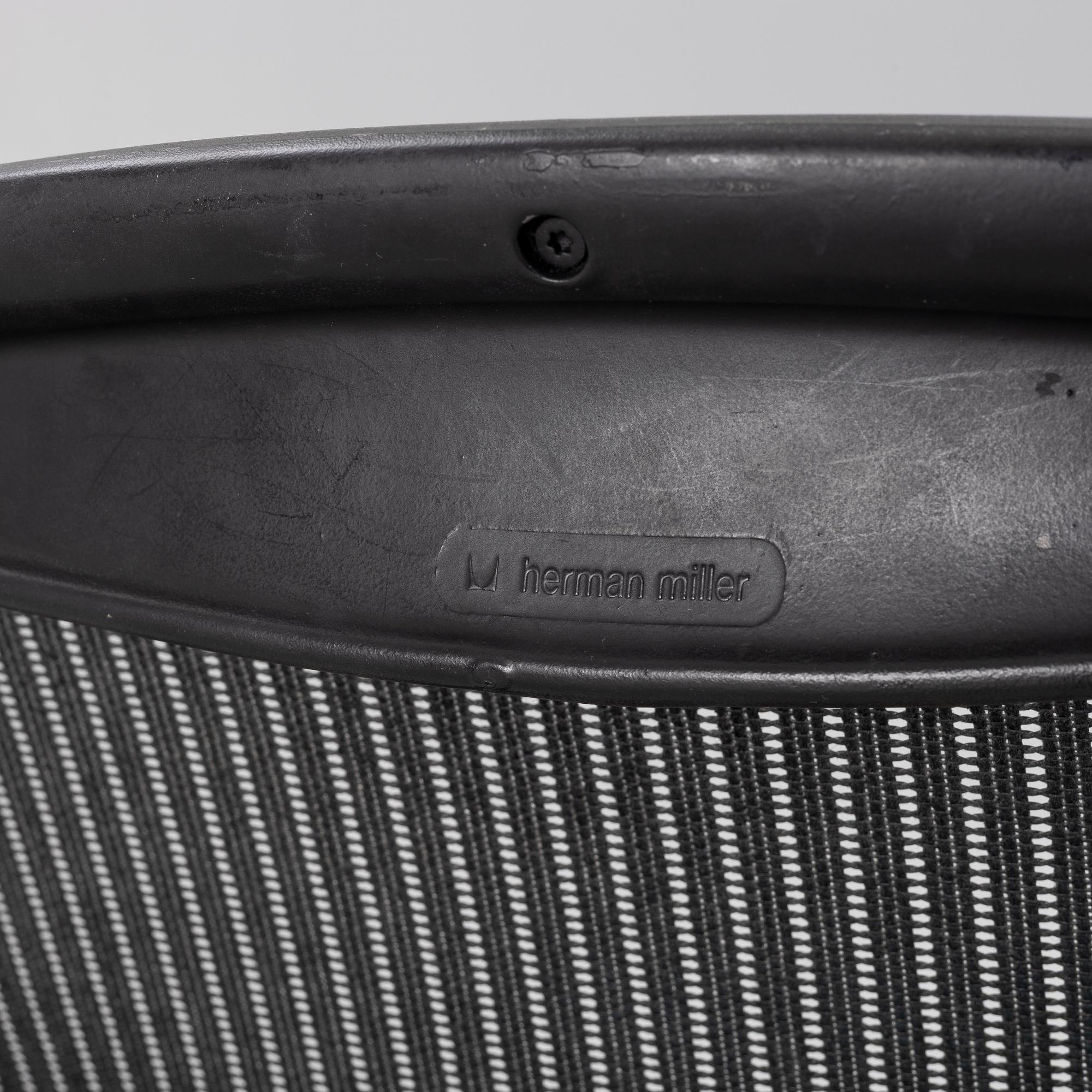 Don Chadwick and Bill Stumpf, office chair, 'Aeron', Herman Miller.