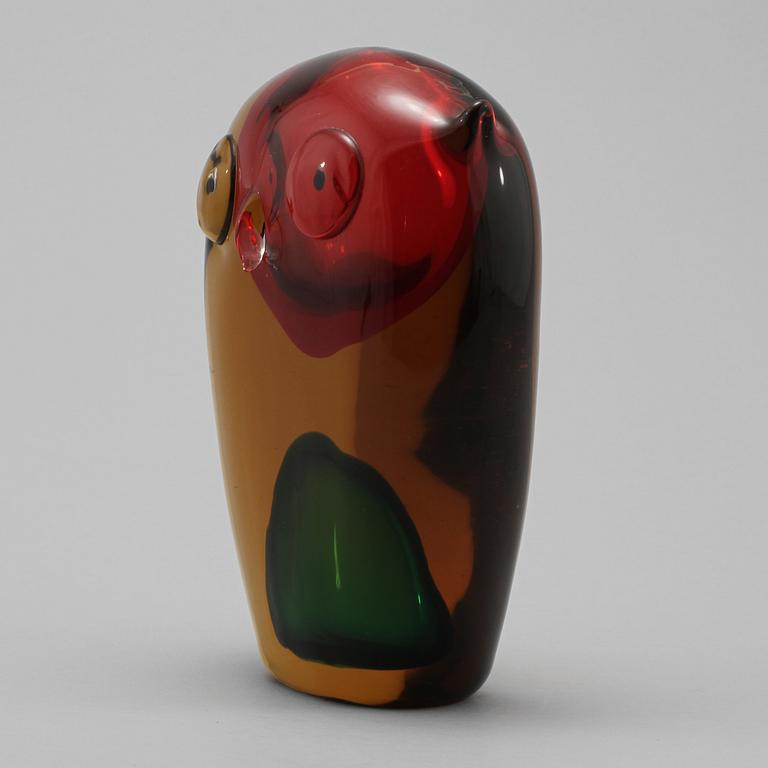SKÅL samt SKULPTUR, glas, bl a Göran Wärff, Kosta, 1900-talets andra hälft.