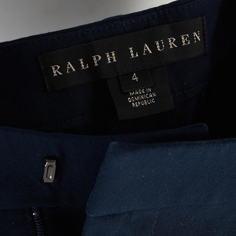 Two pair of trousers by ralph Lauren.