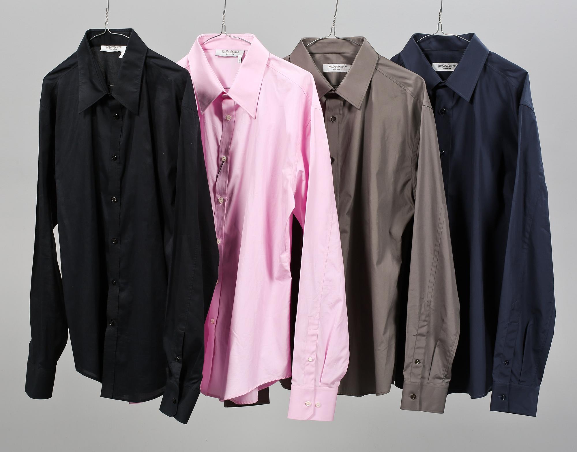 SKJORTOR, 4 st, Yves Saint Laurent.