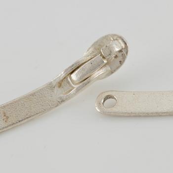 Lapponia, necklace and brooch, sterling silver, Finland 1989.