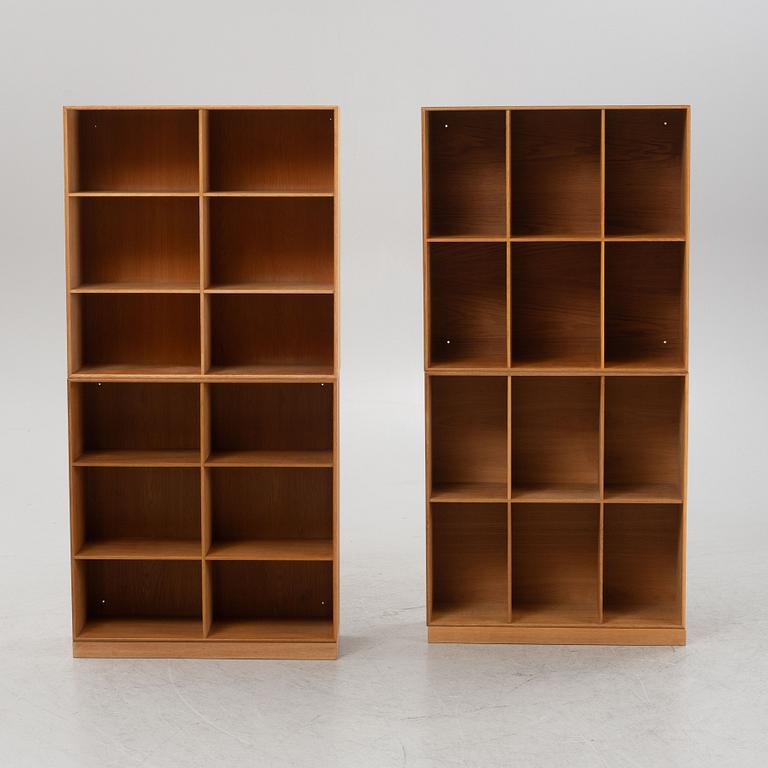 Mogens Koch, a set of four bookcases, Rud Rasmussen, Denmark, 1960's.