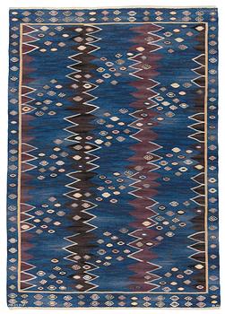 484. Barbro Nilsson, CARPET. "Snäckorna". Tapestry weave. 274 x 185-188,5 cm. Signed AB MMF BN.