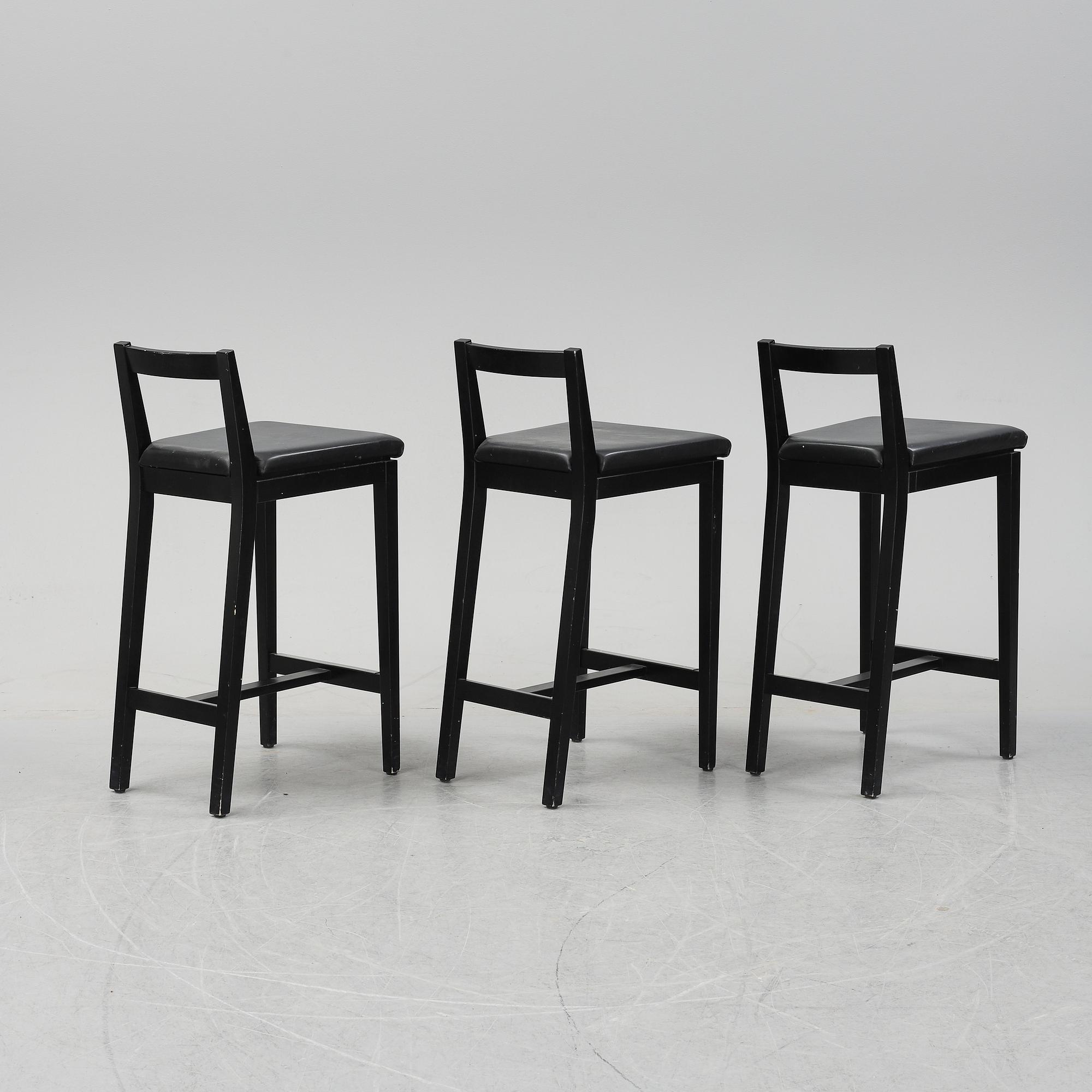 Marit Stigsdotter, barstolar. 3 stycken, Allegro, Stolab.