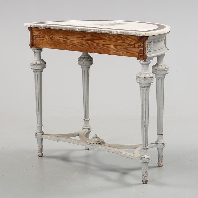 KONSOLBORD, gustaviansk stil, 1800-talets slut.