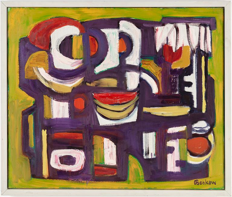 BO BESKOW, oil on canvas, signed Beskow.