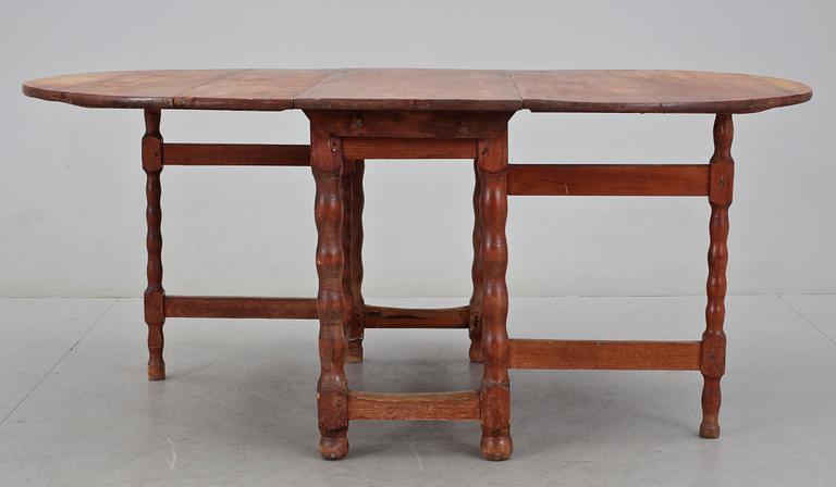 SLAGBORD, allmoge, barockstil, 1800-tal.