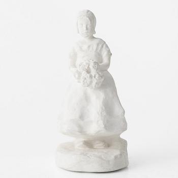 Ruth Milles, sculpture, plaster, signed.