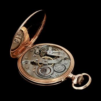 HERRFICKUR, Henry Moser, 14k guld, omkring år 1900.