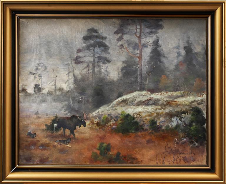 LINDORM LILJEFORS, olja på duk, sign.