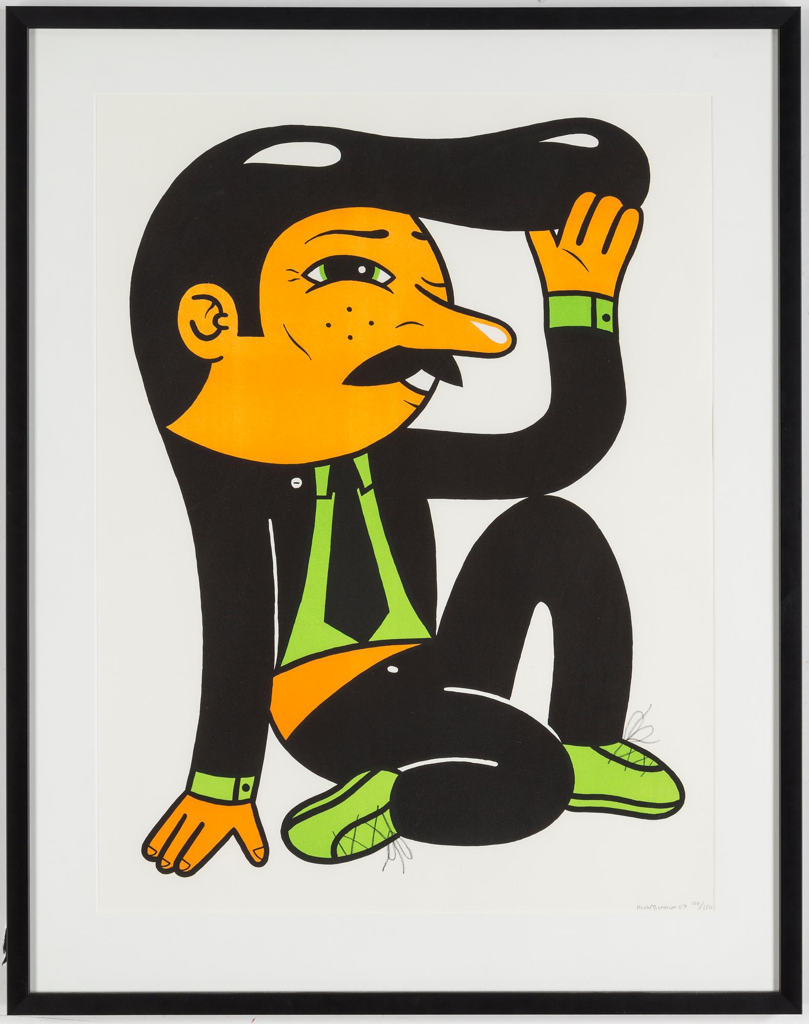 Husk Mit Navn, screenprint, dated 07 and numbered 108/150.