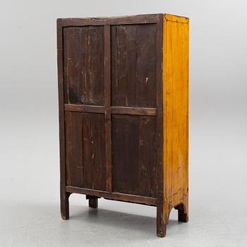 A Chinese wooden cabinet, Shangxi, circa 1900.